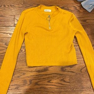 H&M girls 8/10 yellow crop